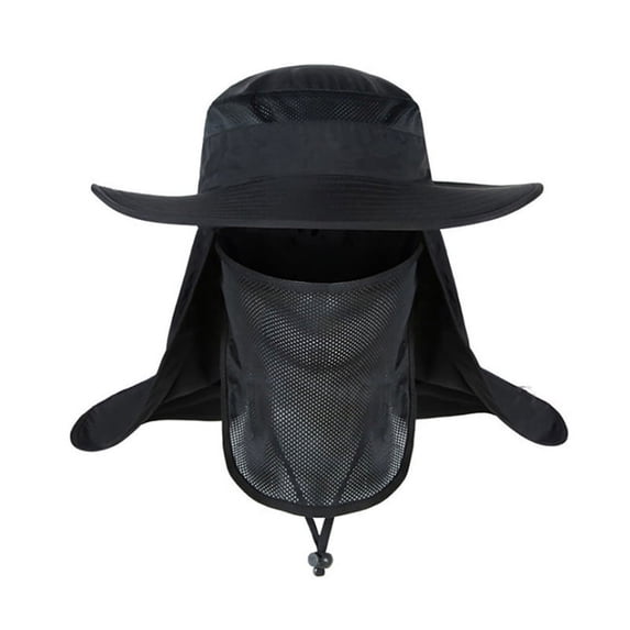 Unisex Fishing Cap Windproof Detachable Ear Neck Cover Sun Visor Hats