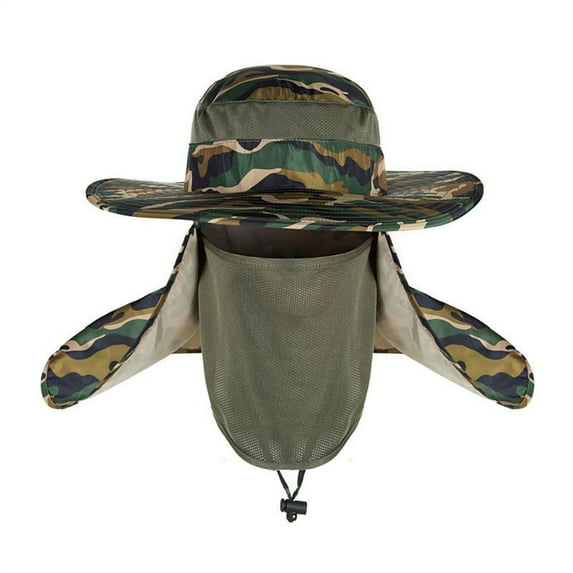 Unisex Fishing Hat Men Sun Protection Cap Garden Travel Lawn Work Outdoor Sports Hiking Hats Neck Flap