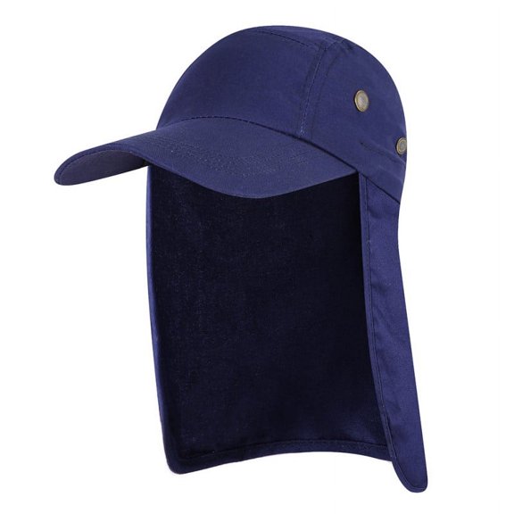 Unisex Fishing Hat Sun Visor Cap Hat Outdoor UPF 50 Sun Protection with Removable Ear Neck Flap Cover for Hiking Fishing Caps  Baseball Cap with Removable Neck Flap Portable for Men Women Golf Hiking