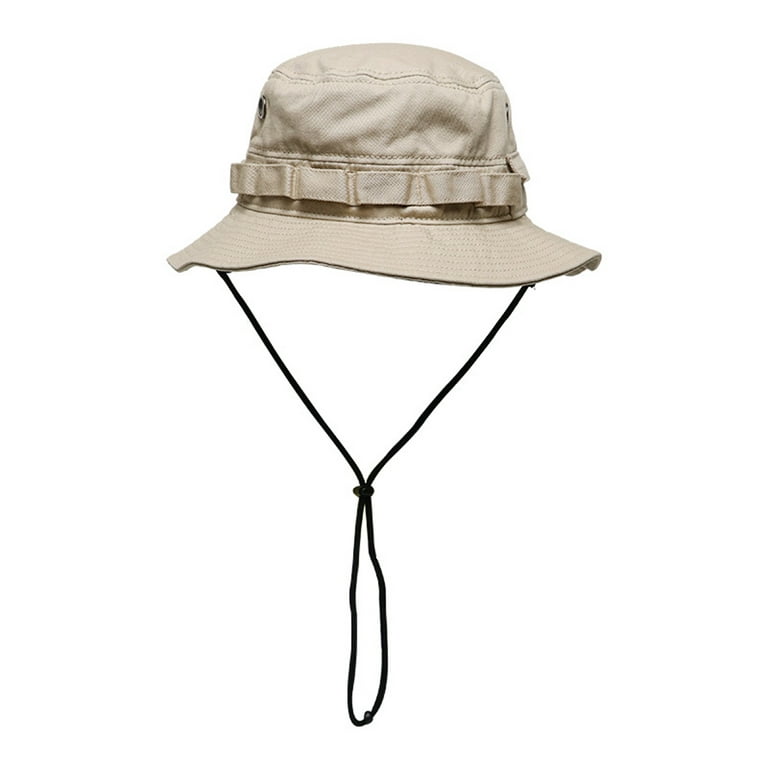 Unisex Fishing Hat Wide Brim Sun Protection Hat Breathable Safari Hat  Fisherman Hat Hiking Hats Boonie Hats for Men Women