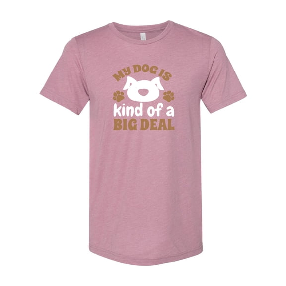 Unisex Fit My Dog is Kind of An Important Person Short Sleeve T-Shirt-Orchid Triblend-XXL