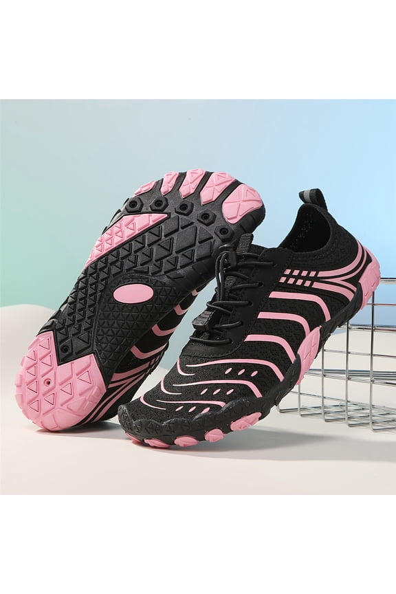 Unisex Five Finger Barefoot Hiking Shoes Non-Slip Lightweight Training Sneakers for Weightlifting Gym Deep Squats Trail Running Water Crossing and Outdoor Fitness