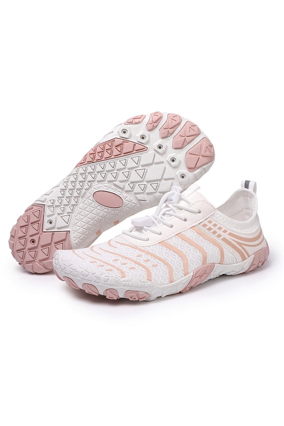 Unisex Five-Toe Barefoot Water Shoes Quick-Dry Lightweight Non-Slip Footwear for Swimming Snorkeling Beach Hiking River Crossing Outdoor Sports