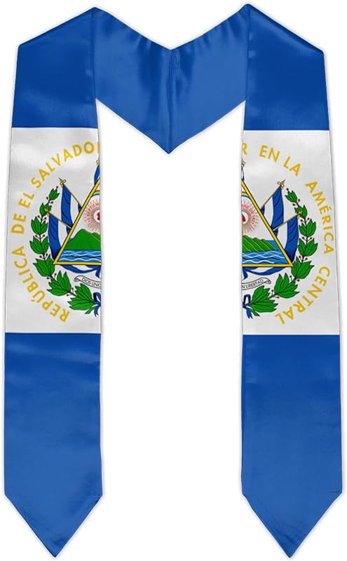 Vintage Flag Graduation Stole Sash - Honor Stole For Unisex Adult Graduation Gifts