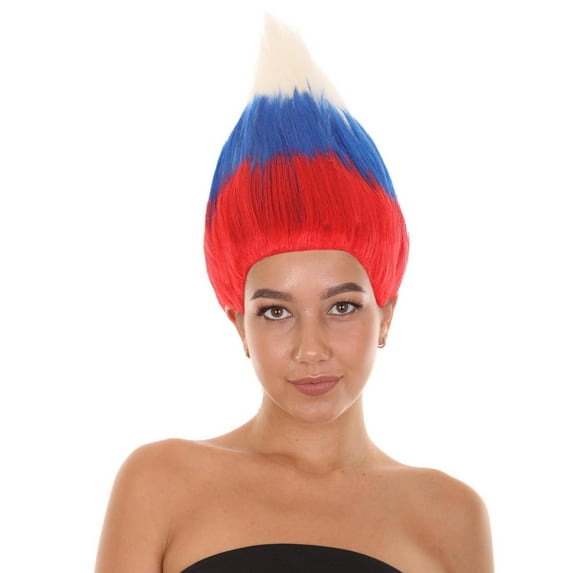Unisex Flag Troll Wigs Collections | Premium Breathable Capless Cap