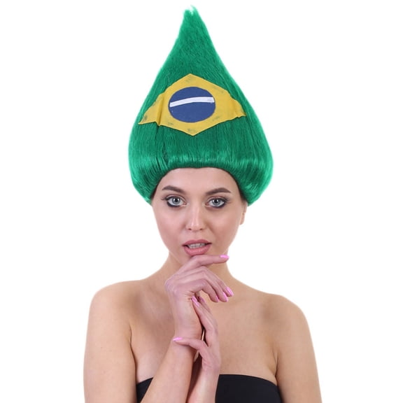 Unisex Flag Troll Wigs Collections | Premium Breathable Capless Cap
