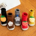 thumbnail image 1 of Unisex Fleece Baby Booties with Organic Cotton Lining, Newborn Essentials, 1 of 8