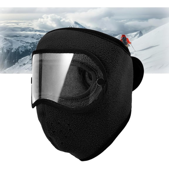 Unisex Fleece Face Mask - Thermal Goggles Ski Cycling Gear