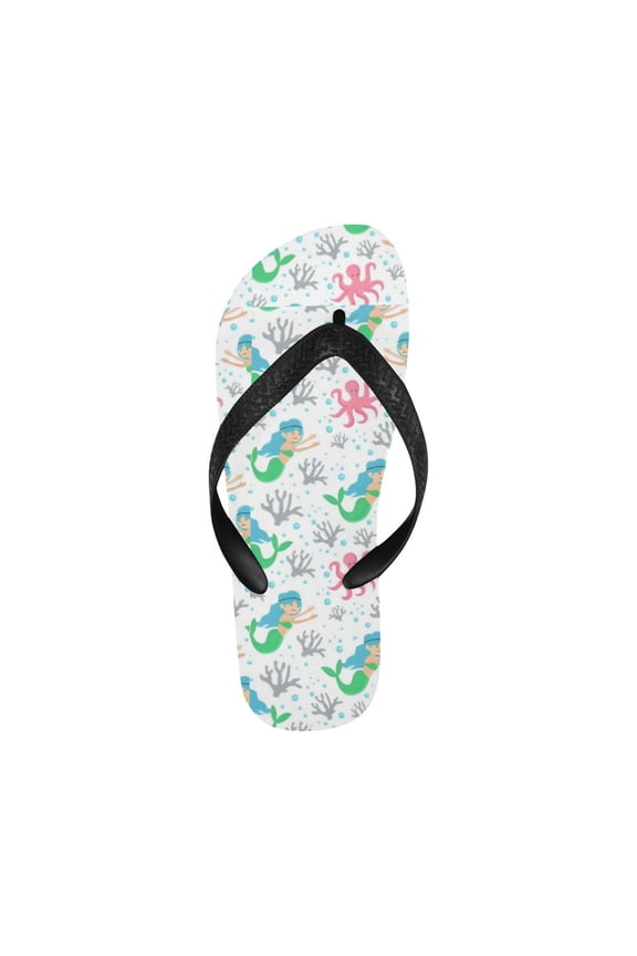 Unisex Flip Flops - Summer Beach Sandals - OctoMer - M=W9/W10=M8/M9