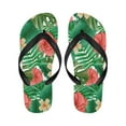 thumbnail image 1 of Unisex Flip Flops - Summer Beach Sandals - Red Eucalyptus - XL=W13/W14=M12/M13, 1 of 3