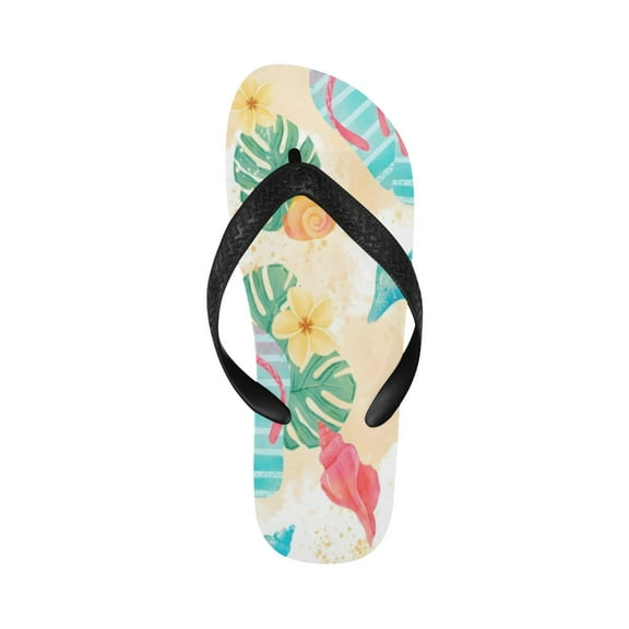 Unisex Flip Flops - Summer Beach Sandals - Sandy - M=W9/W10=M8/M9