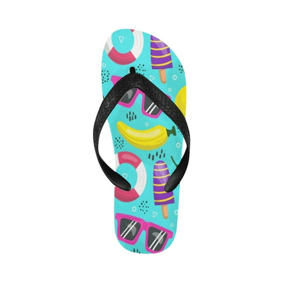 Unisex Flip Flops - Summer Beach Sandals - Shades - XL=W13/W14=M12/M13