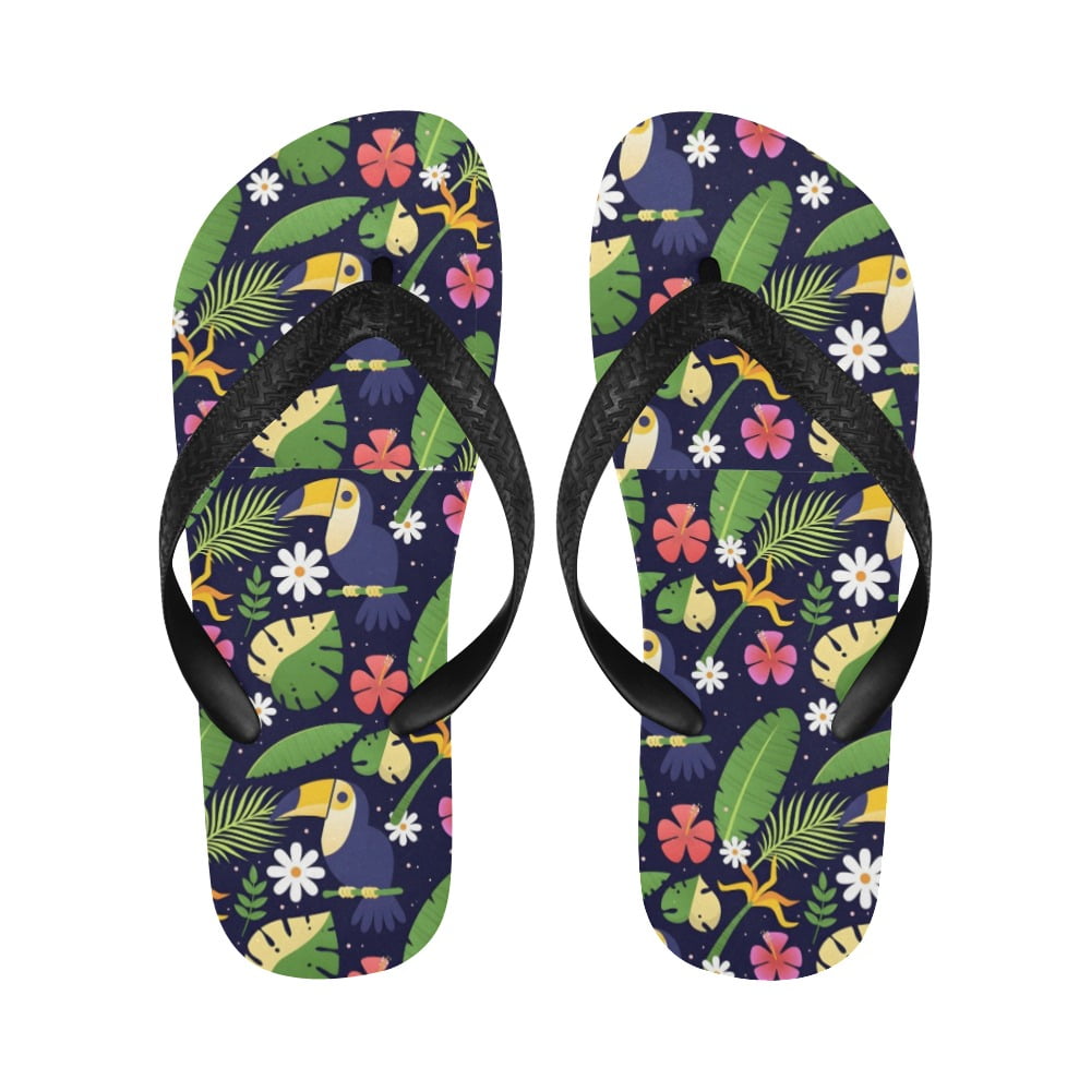 【2plan】Summer Beach flip flops Unisex Flip Flops - Summer Beach Sandals - TwoCans - S=W7/W8