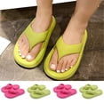 thumbnail image 1 of Unisex Flip Flops Thong Style Casual Shoes with Thick Cushioned Sole Non Slip Comfortable Lightweight Sandals for Indoor Home Use, 1 of 8