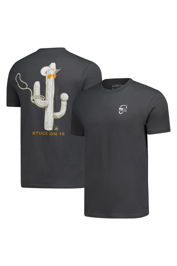 Unisex Flomotion Gray WM Phoenix Open Stuck on 16 T-Shirt