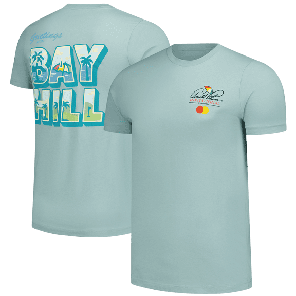 Unisex Flomotion Green Arnold Palmer Invitational Greetings From Bay Hill T-Shirt