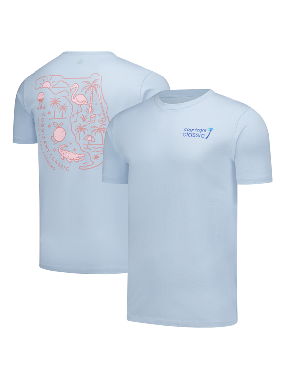 Unisex Flomotion Light Blue Cognizant Classic Cognizant Classic State T-Shirt