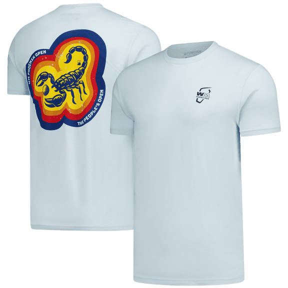 Unisex Flomotion Light Blue WM Phoenix Open Disco Scorpion T-Shirt