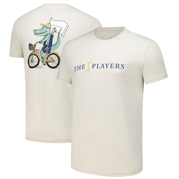Unisex Flomotion Tan THE PLAYERS Biking Gator T-Shirt