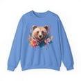 thumbnail image 1 of Unisex Floral Bear Sweatshirt, Animals Sweatshirt, Floral Sweatshirt, Art Design Sweatshirt, 1 of 72