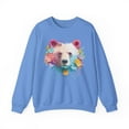 thumbnail image 1 of Unisex Floral Bear Sweatshirt, Animals Sweatshirt, Floral Sweatshirt, Art Design Sweatshirt, 1 of 72