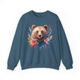 thumbnail image 1 of Unisex Floral Bear Sweatshirt, Animals Sweatshirt, Floral Sweatshirt, Art Design Sweatshirt, 1 of 72