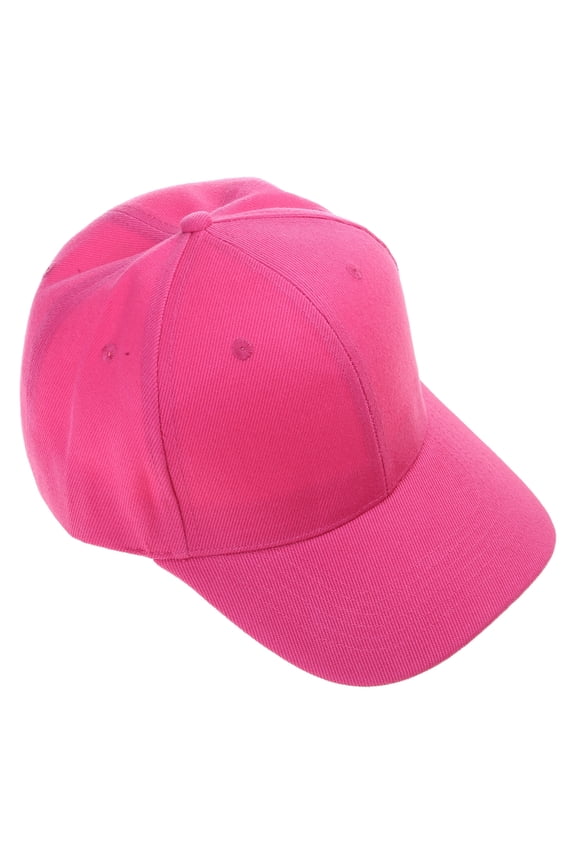 Unisex Fluorescent Neon Baseball Cap Bright Solid Color Outdoor Sunscreen Hat