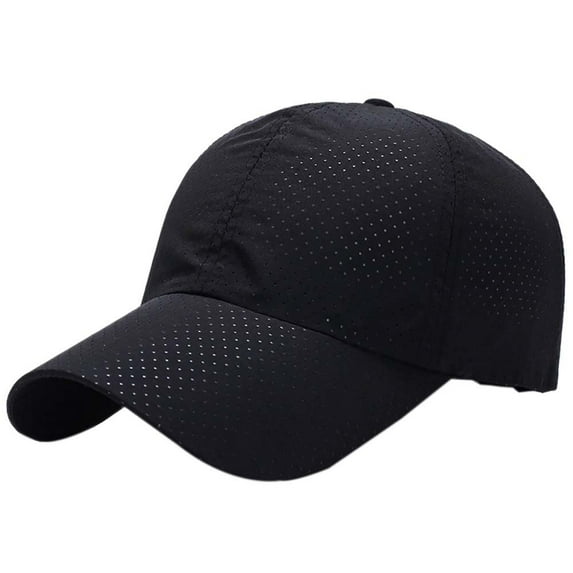 Unisex Foldable Quick Dry Baseball Cap Mesh Portable Breathable Sun Hat Workout Tennis Hat for Men Women Kids Outdoor Sports