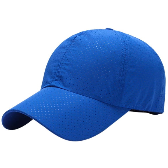 Unisex Foldable Quick Dry Baseball Cap Mesh Portable Breathable Sun Hat Workout Tennis Hat for Men Women Kids Outdoor Sports