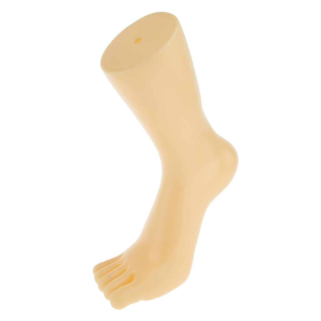 Unisex Foot Model Mannequin Feet for Shoes Sock Display Right