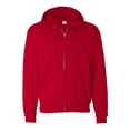 thumbnail image 1 of Unisex Front-Zipper Hoodie Sweatshirt with Pocket and Drawstring, 1 of 4