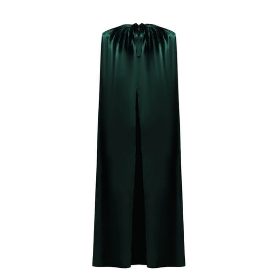 Unisex Full Length Cape Cloak Medieval Knight Wizard Vampire Witch Robe Fancy Halloween Cosplay Costume