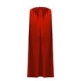 thumbnail image 1 of Unisex Full Length Cape Cloak Medieval Knight Wizard Vampire Witch Robe Fancy Halloween Cosplay Costume, 1 of 5
