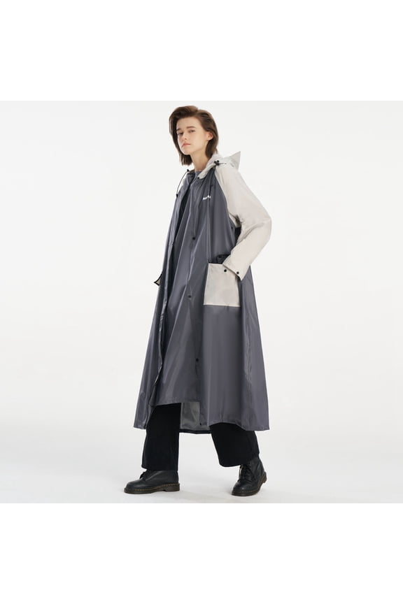 Unisex Full Length Rain Poncho Heavy Duty Adult Raincoat For Cycling Hiking & Outdoor Adventures Reversible Jacket Women Retro Windbreakers Windbreaker Rain Jacket Arm Jacket 90s Jackets Lightweight