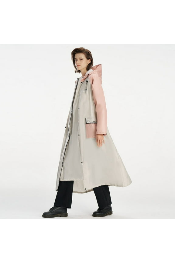 Unisex Full Length Rain Poncho Heavy Duty Adult Raincoat For Cycling Hiking & Outdoor Adventures Reversible Jacket Women Retro Windbreakers Windbreaker Rain Jacket Arm Jacket 90s Jackets Lightweight