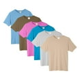 thumbnail image 1 of Unisex Fusion ChromaSoft Performance T-Shirt, 100% polyester Bulk Tees, Short Sleeve Crewneck Mixed Shirt, Multi Pack Tee, Assorted Solid Best T-Shirts (Bright Color 6 Pack, 4XL), 1 of 7
