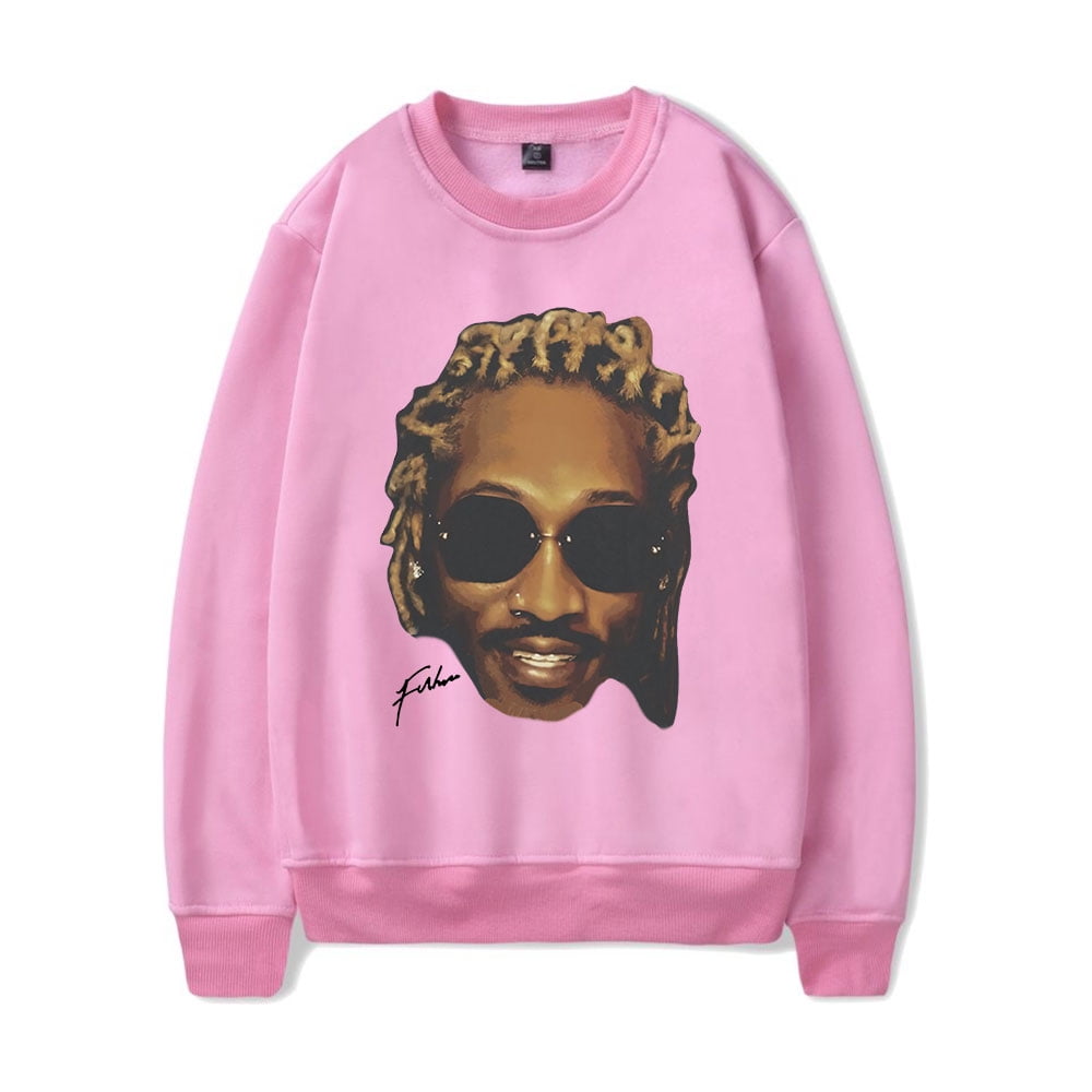 Rapper Future Merch Hoodie Print Hooded Cool Graphic Rap Fans Sweatshirt Crew Neck Unisex Walmart