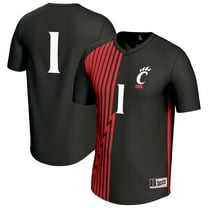 Unisex GameDay Greats #1 Black Cincinnati Bearcats Lightweight Collegiate Soccer Fashion Jersey