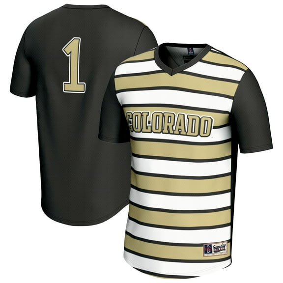 Unisex GameDay Greats #1 Black Colorado Buffaloes Lightweight Soccer Fashion Jersey