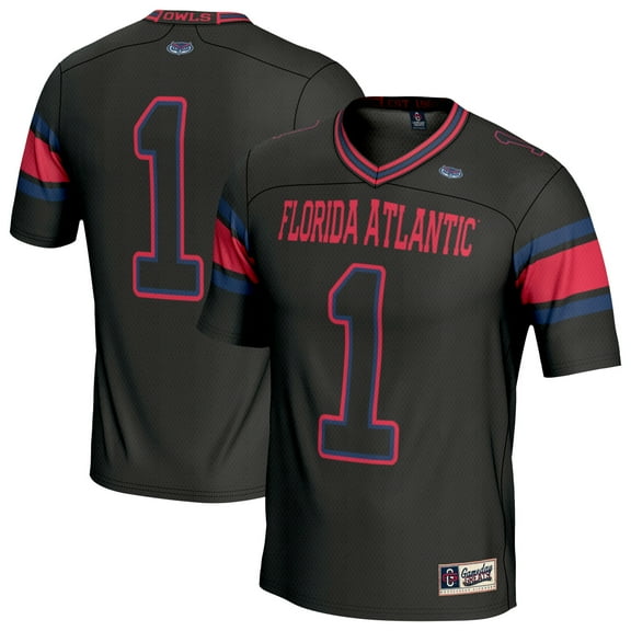 Unisex GameDay Greats #1 Black Florida Atlantic Owls Lightweight Football Jersey