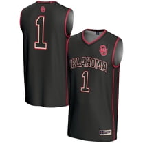 Unisex GameDay Greats #1 Black Oklahoma Sooners Lightweight Basketball Jersey