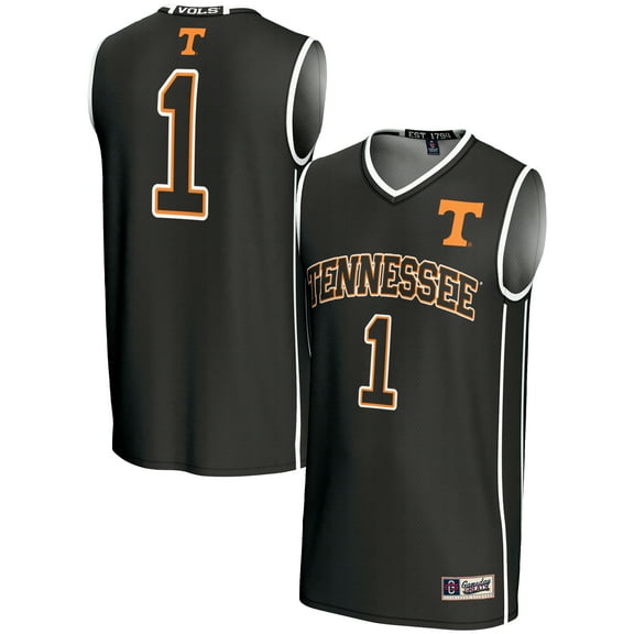 Unisex GameDay Greats #1 Black Tennessee Volunteers Lightweight Basketball Jersey
