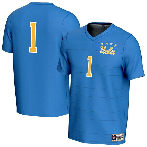 Unisex GameDay Greats #1 Blue UCLA Bruins Collegiate Men's Soccer Fashion Jersey