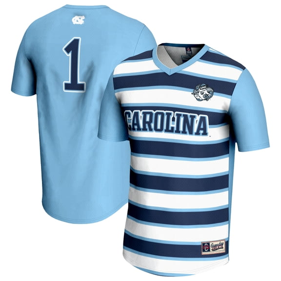 Unisex GameDay Greats #1 Carolina Blue North Carolina Tar Heels Lightweight Soccer Fashion Jersey