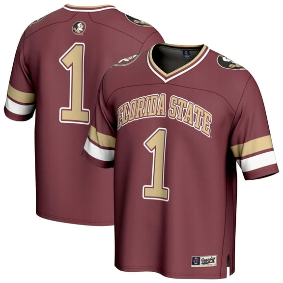 Unisex GameDay Greats #1 Garnet Florida State Seminoles Collegiate Football Fashion Jersey