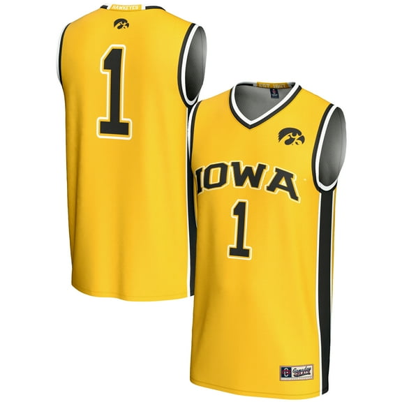 Unisex GameDay Greats #1 Gold Iowa Hawkeyes Lightweight Basketball Jersey