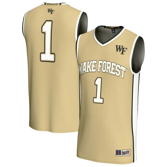 Unisex GameDay Greats #1 Gold Wake Forest Demon Deacons Lightweight Basketball Fashion Jersey