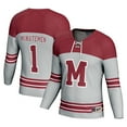 thumbnail image 1 of Unisex GameDay Greats #1 Gray UMass Minutemen Hockey Fashion Jersey, 1 of 4
