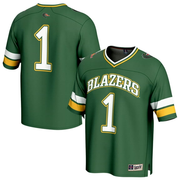 Unisex GameDay Greats #1 Green UAB Blazers Lightweight Football Fashion Jersey