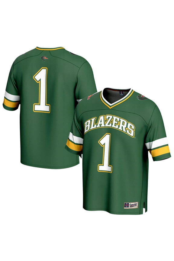 Unisex GameDay Greats #1 Green UAB Blazers Lightweight Football Fashion Jersey